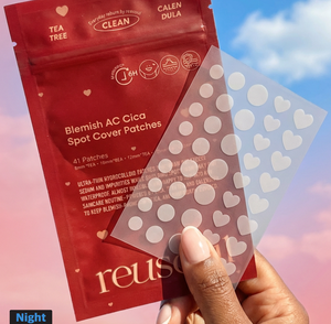 Reusoul Patchs Hydrocolloïdes Anti-Boutons 41 Unités à l'Arbre à Thé et au Calendula pour le Soin du Visage - Product Image 5