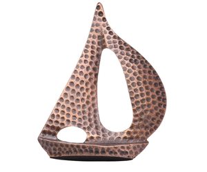 Handmade Aluminium Abstract Sculpture Set 2Pcs Modern Contemporary Tabletop Art Decor <b>Figure</b> Shape Metal Handicraft Jaffs - Product Image 6