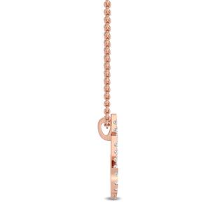 Colgante de Joyería de Oro Amarillo de 18K con Diamante Cultivado en Laboratorio de 0.11 CTW, Elegante y Moderno para Mujer - Product Image 6