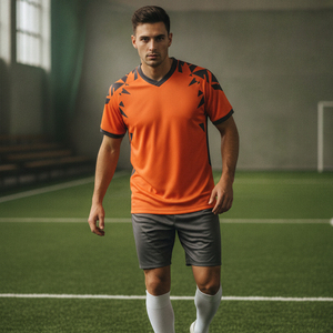Maillot de football respirant, ensemble uniforme d'équipe personnalisé, tenue de football, vente en gros, kit de maillot d'entraînement et de match vierge, fabricant - Product Image 5