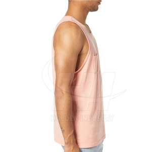 Camiseta sin mangas elegante para hombre, camiseta sin mangas de algodón transpirable para hombre, camiseta sin mangas moderna para hombre para ropa informal - Product Image 4