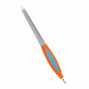 Plastic Handle Nail Buffer Sanding Polishing Manicure Nail <b>Files</b> <b>Paper</b> Sand Buffer Double-Sided Nail <b>File</b> and Buffer - Product Image 2