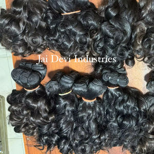 Extensiones de Cabello Rizado Natural al 100% de la India, Paquetes de Cabello Rizado para Bebés, Venta al por Mayor - Product Image 5