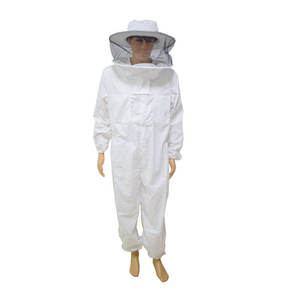 Combinaison intégrale kaki réfléchissante en polyester à manches longues pour l'apiculture – Équipement de sécurité - Product Image 1