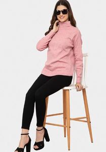 Pull col roulé en maille épaisse de qualité supérieure, confortable et élégant, idéal pour l'hiver, prix bas, directement de l'exportateur. - Product Image 4