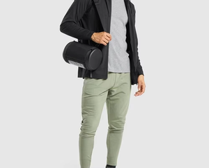 Pantalon de jogging décontracté extensible pour homme, respirant, pour la gym et la course, taille élastique, coupe ajustée, séchage rapide - Product Image 1