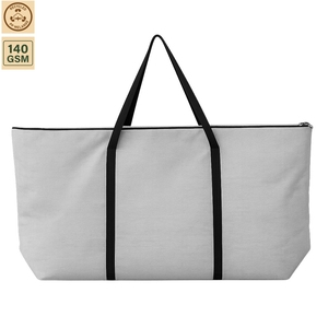 Sac de voyage en coton laminé 140 GSM, sac de rangement de voyage, 95x48x30 cm, logo personnalisé, vente en gros, OEM, marque privée, modèle SS508A - Product Image 1