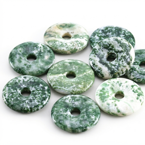 Donuts de Cristal Natural, Donuts de Ágata de Árbol, Gemas de Cristal, Gemas de Reiki, Donuts Curativos, Mayorista de Ágata - Product Image 5