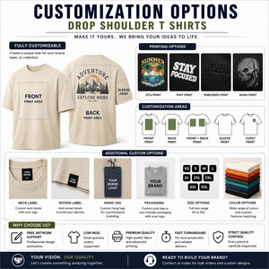 T-shirts à épaules tombantes bleu marine avec imprimé graphique planète cosmique au dos, inspirés de l'astronomie, style streetwear urbain décontracté - Product Image 6
