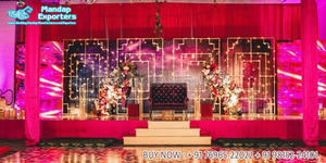 Juego de paredes de velas de Metal precioso para escenarios de recepción de boda decoración de pared de velas metálicas elegantes para un aspecto de escenario impresionante - Product Image 3