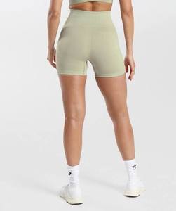 Shorts de sport 2-en-1 pour femmes avec poches, motif uni, shorts de gym, shorts de course, shorts de yoga - Product Image 3
