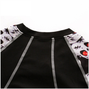 Meilleures ventes : Rashguard pour hommes à manches longues, à compression, pour BJJ MMA et entraînement, avec logo personnalisé, par sublimation, service OEM - Product Image 4
