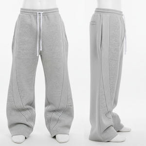 High Quality 350Gsm Cotton <b>Sweatpants</b> Manufacturers Causal Fit <b>Oversized</b> <b>Sweatpants</b> Fleece Custom Logo Heavyweight <b>Sweatpants</b> - Product Image 4