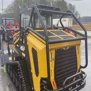 ASV Skid Steer Loader Crawler Loader Mulcher Attachment Forestry Brush <b>Cutter</b> <b>Hydraulic</b> Tree Clearing Machine Engine PLC Direct - Product Image 3