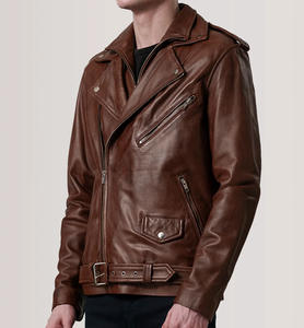 Chaquetas de Cuero Genuino Hechas a Mano para Hombre, Estilo Vintage, Nueva Llegada, Alta Calidad, Estilo Motero, para Senderismo al Aire Libre, Aspecto Elegante - Product Image 3