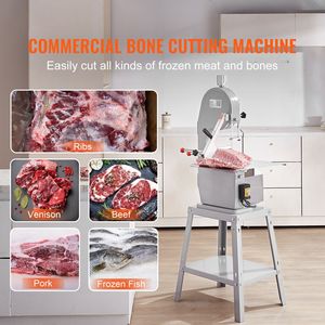 Sega a Nastro Elettrica Commerciale da 1500W per Carne, in Acciaio Inossidabile, Verticale, per Taglio Ossa, Piano di Lavoro 49x38 cm, Capacità di Taglio 20x19,5 cm - Product Image 5