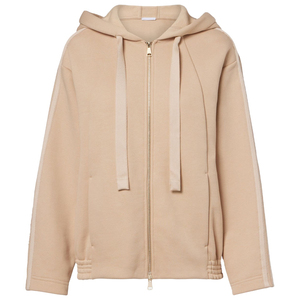 Sudadera con capucha de lona con cremallera para mujer, invierno, ODM, estampado frontal, 100% algodón, tela gruesa, actividades al aire libre, novedad 2026 - Product Image 1