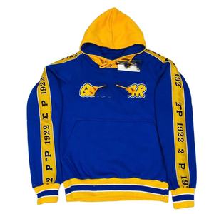 Sweat à capuche décontracté à manches évasées en molleton 100% coton avec emblème brodé Divine Nine - Product Image 1