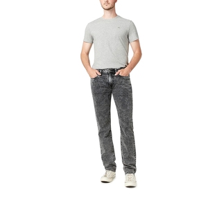 High Quality Mid Waist Straight Mens <b>Jeans</b> <b>Soft</b> Cotton Spandex Denim Pants for Men Wholesale - Product Image 3