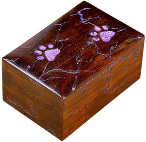 Wooden Urn <b>Box</b> For Pet <b>Ashes</b> Wood Cremation Urns For Cat and <b>Dog</b> <b>Ashes</b> Rosewood Urns At low price - Product Image 1