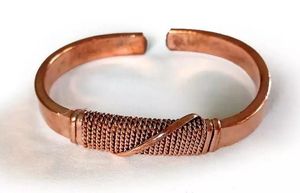 Fashionable Copper <b>Bracelet</b> for Men and Women Lightweight Design Premium Metal Accessory for Daily Use - Product Image 1