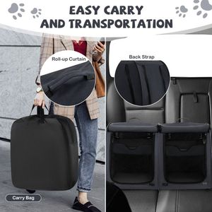 Trasportino per Animali a Doppio Scomparto con 2 Amache Rimovibili, Accessori da Viaggio di Alta Qualità per i Tuoi Amici Pelosi - Product Image 6