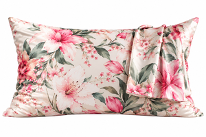 Housse de coussin décorative à imprimé floral de qualité supérieure avec un design botanique élégant et un tissu doux - Product Image 4