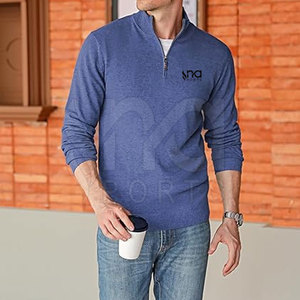 Best Seller Half <b>Zip</b> Top Custom Made Half <b>Zip</b> Top Comfortable And Flexible For Active Movement - Product Image 3