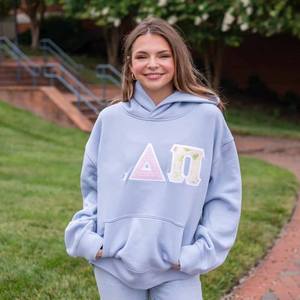 Sudadera con Capucha Gráfica Personalizada al por Mayor para Hermandades, Clubes Deportivos, Equipos Escolares, Universitarios, Letras Griegas, Ropa Urbana - Product Image 5