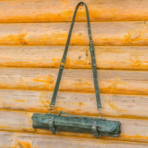 Sac de rangement pour couteaux de chef en cuir de buffle véritable personnalisé, prix direct usine, sac à main pour couteaux LKR-0298 - Product Image 1