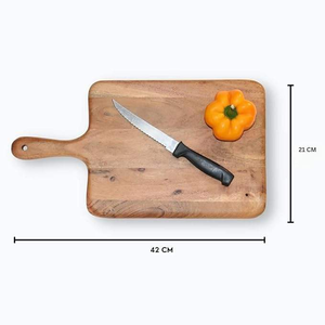 Tabla de Cortar de Madera con Asa, Tabla de Cocina Resistente para Verduras, Frutas y Carne - Product Image 5