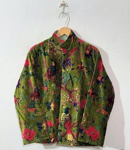 Bata de terciopelo con estampado de rayas, estilo bohemio acolchado, 100% algodón, cierre con cordón, de secado rápido y transpirable, regalo del Día del Padre para esposa - Product Image 6