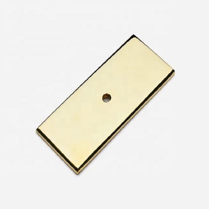 Poignées de meubles modernes en laiton bronze, plaque arrière rectangulaire, design classique durable, pour portes, tiroirs, commodes, maison et bureau - Product Image 5