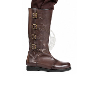 Botas Medievales Cómodas, Botas Medievales de Primera Calidad, Artesanía de Calidad para Disfraces Históricos y Eventos - Product Image 3