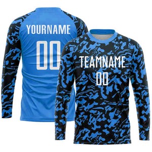 Men Bright Contrast Goalkeeper Jersey High Visibility Long Sleeve Goalie Shirt For 2026 USA And Europe Marker - Product Image 5