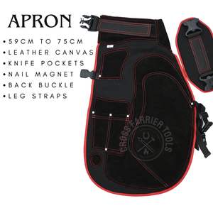 Kit de ferrage en cuir avec tablier de protection, marteau, polisseur de sabots, couteau à sabots, pince à clous, pince à retirer les sabots, coupe-ongles - Product Image 3