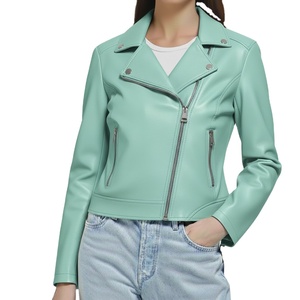 Veste en cuir véritable sur mesure, coupe ajustée, luxe haut de gamme, cuir écologique, fermeture éclair, haut de gamme, mode homme et femme, authentique - Product Image 6