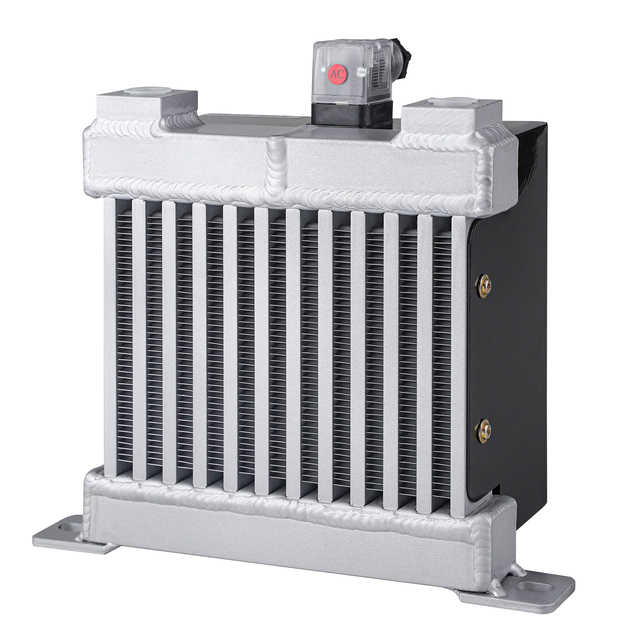 Hot Selling Aluminum Plate-Fin Heat Exchanger TL06 Hydraulic Oil Radiator Cooler Fan DC/AC Compatible 4"/6" Long Service Life