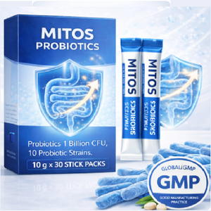 Probióticos para Adultos de Marca Privada MITOS, 10B CFU, 10 Cepas con Prebióticos y Zinc en Polvo |   Fabricante OEM con Certificación GMP - Product Image 1