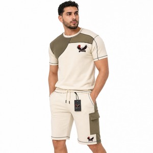Ensemble court léger pour homme, deux pièces, vêtements de sport avec tissu doux et design respirant pour l'entraînement, la course et le confort quotidien - Product Image 6
