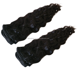 Paquetes de cabello ondulado natural indonesio original 100 cabello humano Remy cutícula alineada virgen extensiones de cabello crudo - Product Image 4