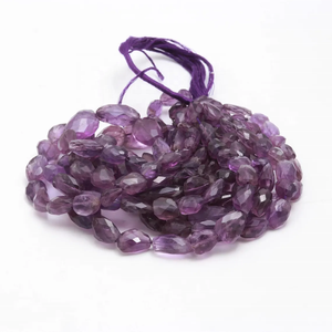 10x12-13x19 MM 16 pulgadas Amatista facetado Nuggets Forma Cuentas Estilo minimalista facetado - Product Image 1