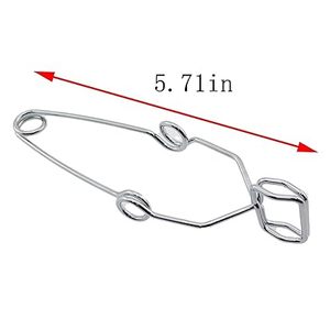 Industrial Quality Test Tube <b>Clamp</b> <b>Clip</b> Stainless Steel Laboratory Holder for Scientific Research Iron Plating Tongs - Product Image 2