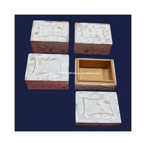 Excellentes boîtes de nacre incrustées d'os de travail fait à la main de haute qualité et à bas prix disponibles en vrac - Product Image 3