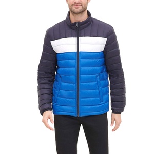 Chaqueta Acolchada 100% Nailon Impermeable y Ecológica con Cuello Alto, Diseño de Parches y Logotipo Frontal - Lista para el Invierno - Product Image 4