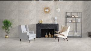 Carreaux de porcelaine émaillée de luxe 600x1200mm, aspect pierre naturelle et design marbre, pour murs et sols intérieurs 60x120cm - Product Image 6