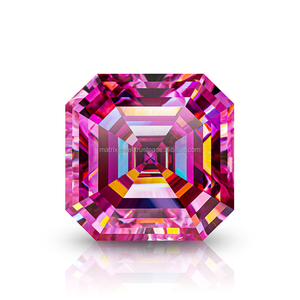 Fantaisie Vivid Asscher Cut Diamant Rose 1.08ct Vs1 VV1 Asscher Cut GIA Certifié Diamant Cultivé En Laboratoire Pour Bijoux diamant en vrac cvd - Product Image 1