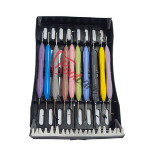 CE Dental Equipment Kit 10pcs Manual Power Steel Composite Filling Restorative Instruments Set Cassette Tool Kit Class I - Product Image 6