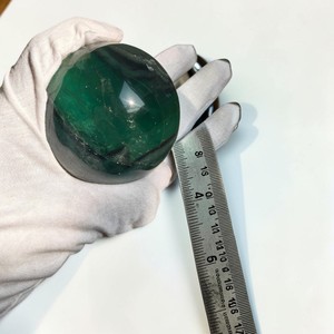 Sphère de cristal de fluorite verte polie pour cadeau, méditation, vente en gros - Product Image 2