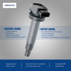 ชุดคอยล์จุดระเบิด90919-02240 90919-02265 90919-02229 90080-19021 UF316สำหรับ Toyota Prius Yaris Scion 1.3 2NZ 1NZ <span class=keywords><strong>1.5</strong></span> - Product Image 3